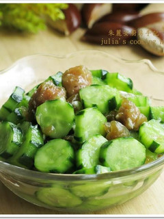 [紫蘇梅小黃瓜]開胃涼拌菜 的食譜成品照片