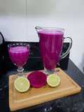 Suco de Pitaya com Limão