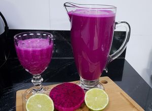 Foto de Suco de Pitaya com Limão