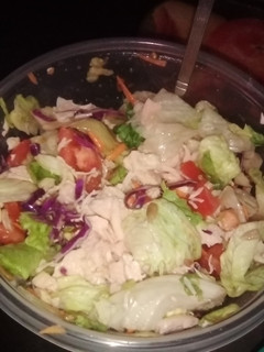 A picture of My special chicken salad.