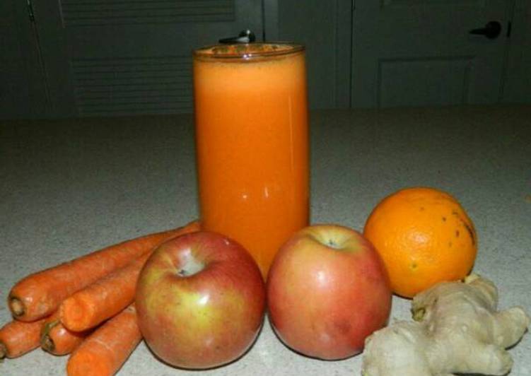 Recipe of Super Quick Homemade Carrot and Apple juice