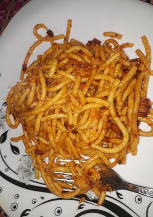 عکسی از دستور ماکارانی بوکاتینی زر🍝
