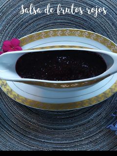 Una foto de Salsa de frutos rojos