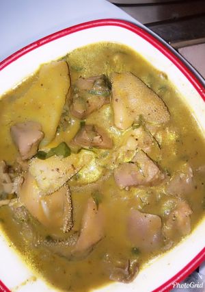 A picture of White soup.