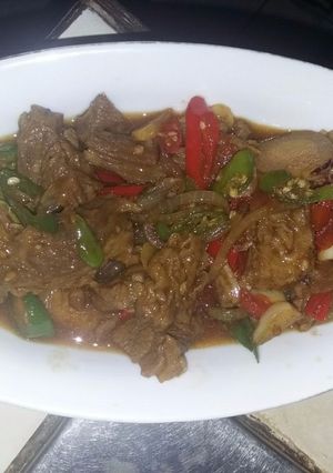 Foto resep Oseng Mercon Tetelan