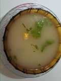 Paneer whey/ stalk soup
