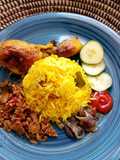 Nasi Katok Kuning khas Brunei Darussalam Ala-Ala