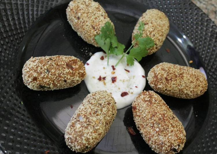 Recipe of Ultimate Leftover Rice Potato Croquettes