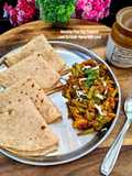 Cluster Beans-Potato-Gram Flour Dry Curry - Gwarfali Aloo Besan Sukhi Sabzi