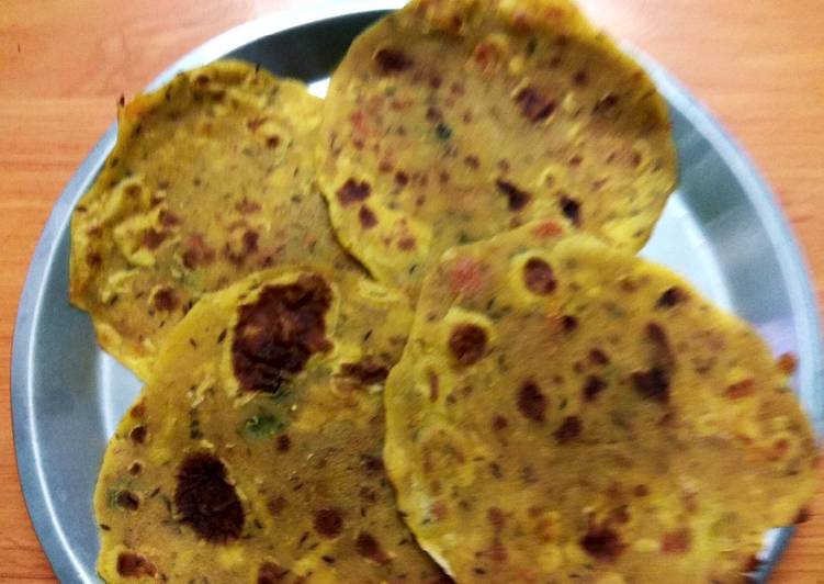 Recipe of Speedy Tamatar ke masala parathe