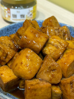 鹽麴醬燒豆干丁 的食譜成品照片