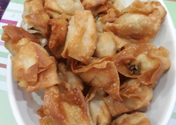 Pangsit Goreng Praktis #pangsitbakwanmalang