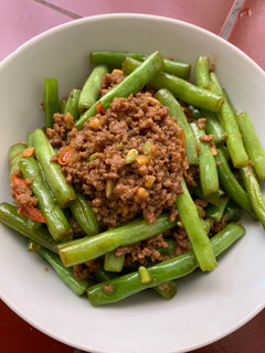 Foto resep Oseng buncis daging/ buncis sechuan