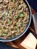 Date Night Porcini & Prosecco Risotto ♥️🥂