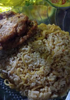 Foto resep Nasi Goreng Mie (sederhana)