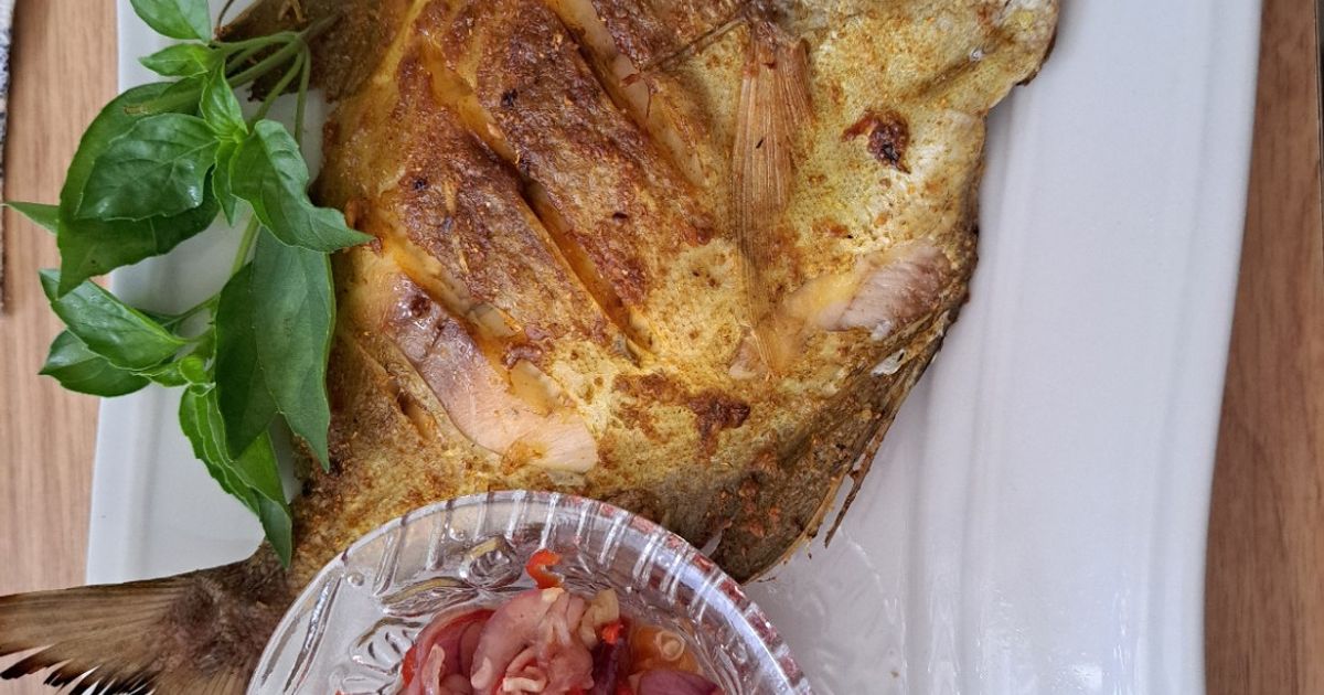 Ikan Dorang Bakar Sambel Matah