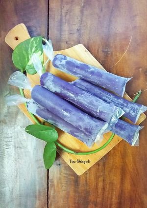 Foto resep Es lilin Ubi Ungu