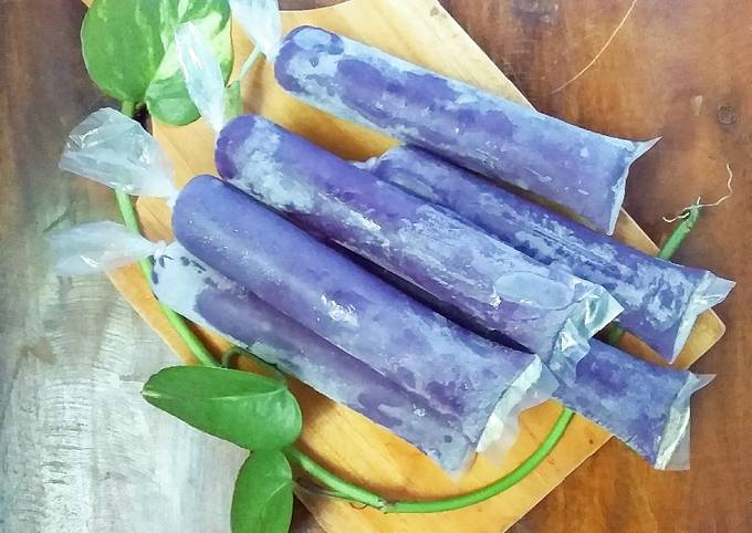 Resep Es lilin Ubi Ungu oleh Tine Wahyudi - Cookpad