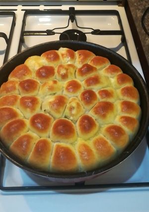 صورة لوصفة خلية النحل بالجبنة البيضاء