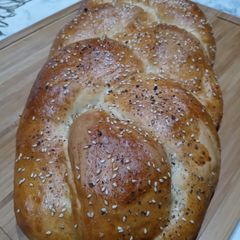 A picture of Zopf/ Swedish bread.