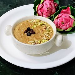 A picture of Rice, Jaggery Kheer.