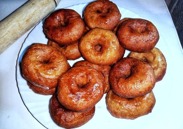 Recipe of Super Quick Homemade Donasi laini za sukari/ sugar coated whole wheat doughnuts