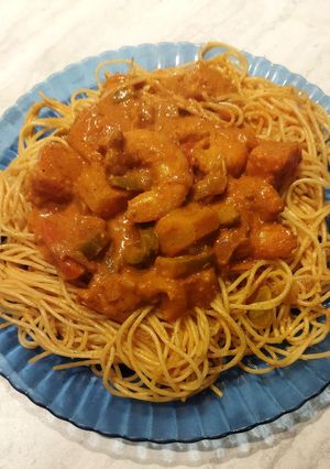 Une photo de Curry de crevettes