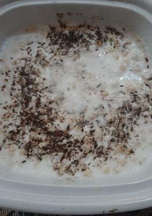 A picture of Boondi raita.