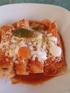 Una foto de Enchiladas de queso