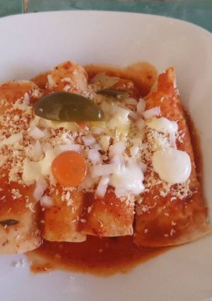 Una foto de Enchiladas de queso