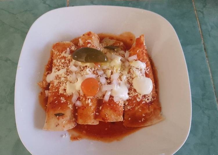 Enchiladas de queso