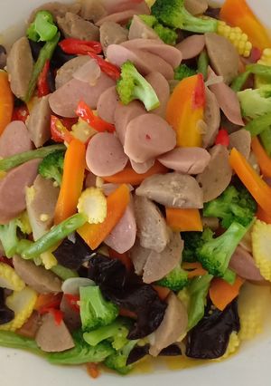 Foto resep Capcay kuah (sayur pelangi)