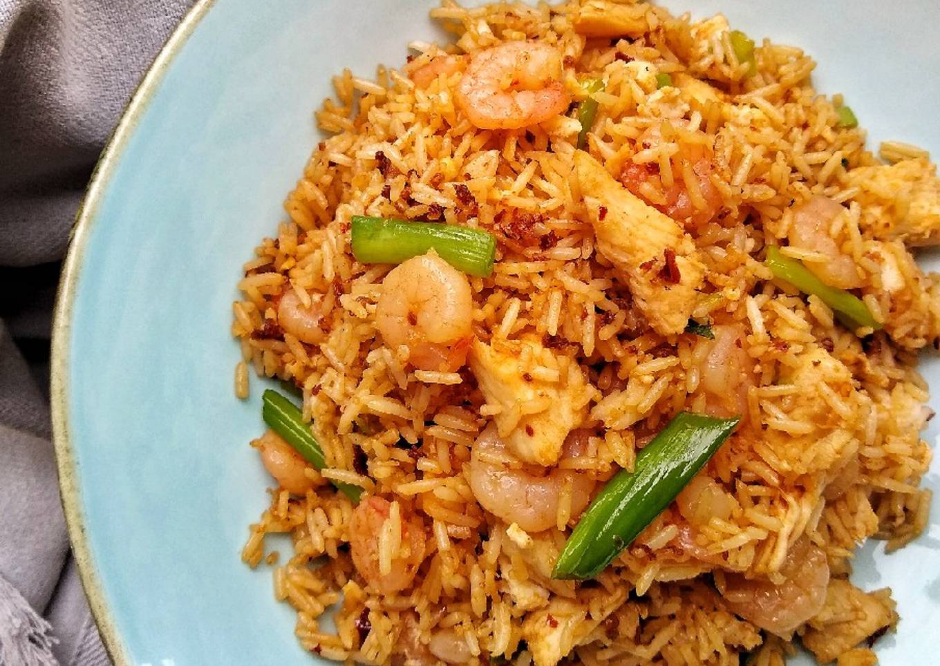 Shrimp & Chicken Fried Rice