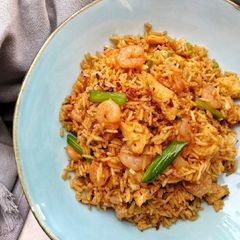 Shrimp & Chicken Fried Rice A picture of Shrimp & Chicken Fried Rice.