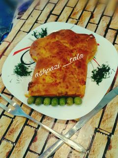 عکسی از دستور کیک گوشت