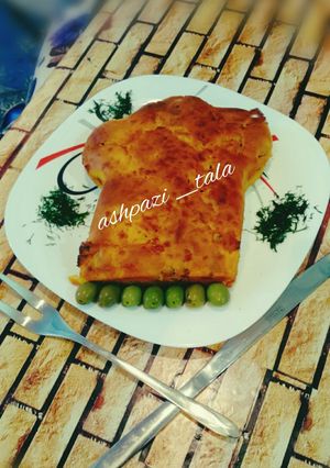 عکسی از دستور کیک گوشت