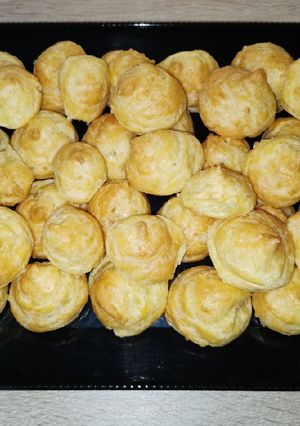 Une photo de Gougères aux fromages