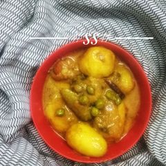 A picture of Winter special Dum aloo (baby potato).
