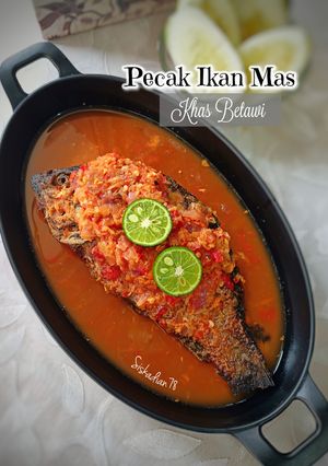 Foto resep Pecak Ikan Mas khas Betawi