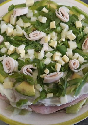 Una foto de Torta de verduras