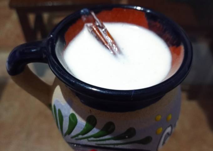 Atole de cacahuate y naranja Receta de Alejandro Maldonado- Cookpad