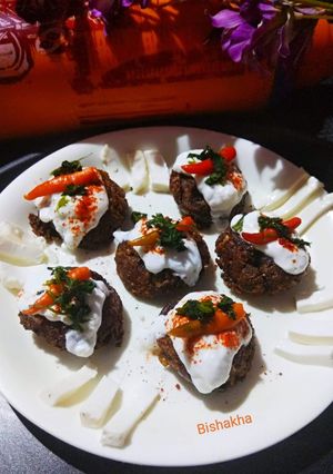 A picture of Lauki Appe Tikki Chat.