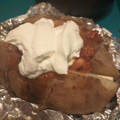 A picture of Chili Potatoes.