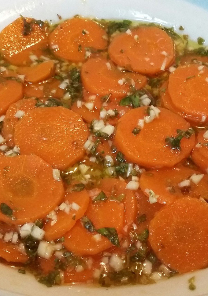 Una foto de Zanahorias aliñadas al estilo sevillano