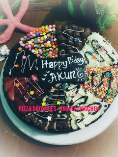Foto resep Pizza Brownies