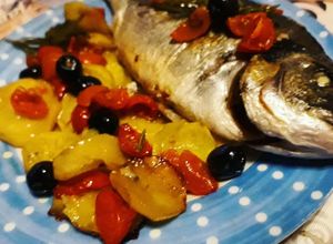Foto di Orata al forno con patate