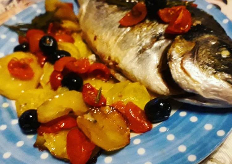 Orata al forno con patate