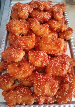 Kínai szezámmagos csirkemell recept fotója