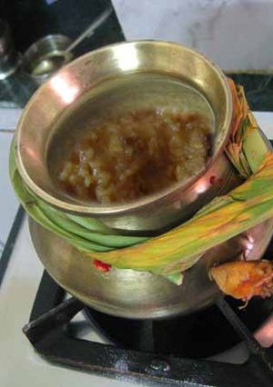 A picture of Sweet Pongal.
