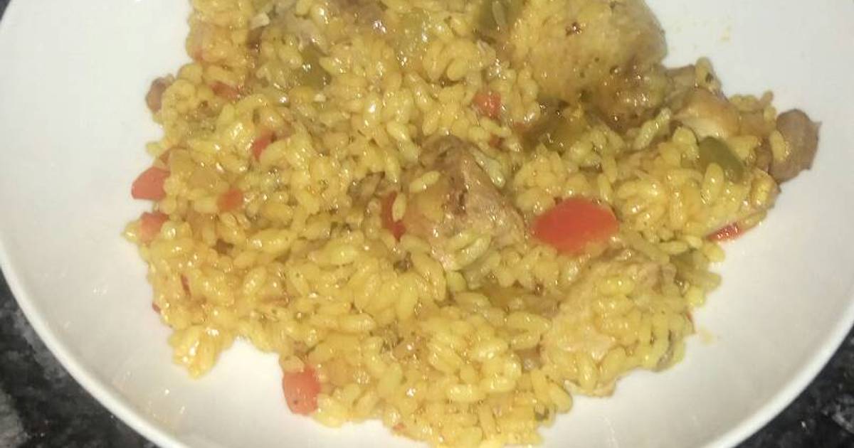 Paella de carne con verduras Receta de jluiscaro63 Cookpad